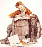 little_boy_writing_a_letter-large.Painted by Norman Rockwell.jpg